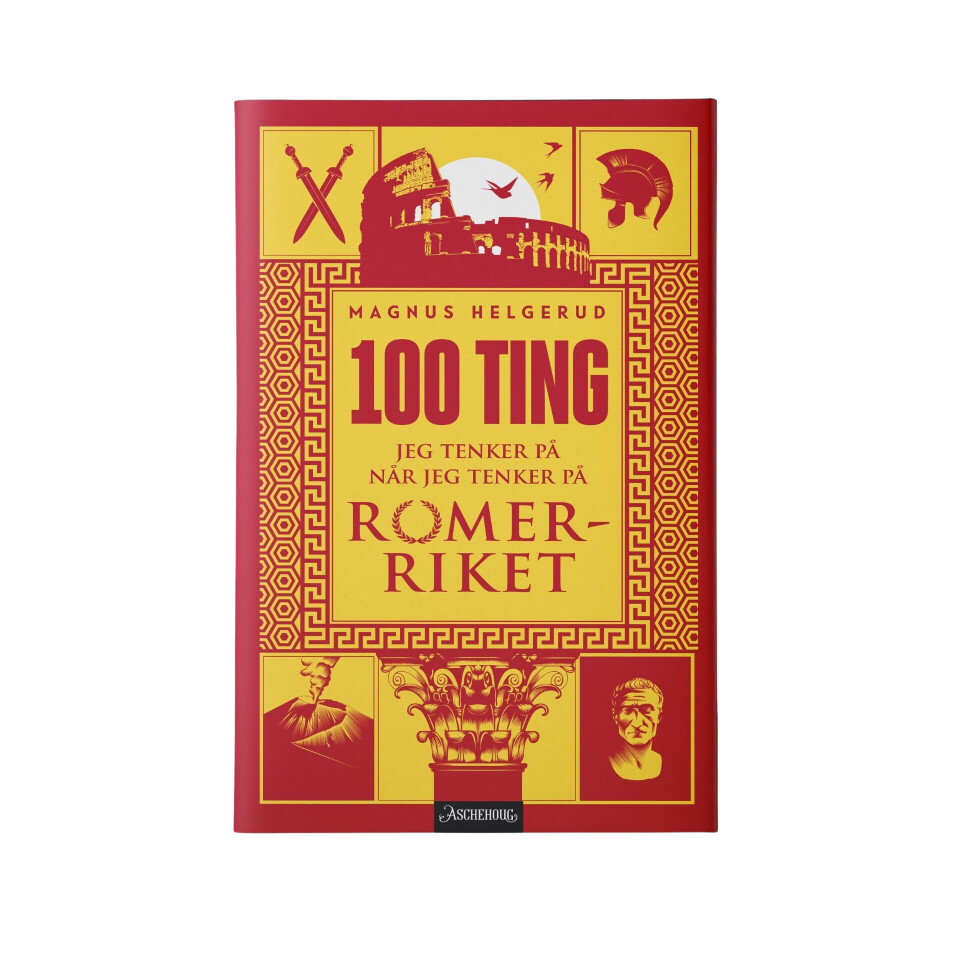 Magnus Helgerud er i høst aktuell med boka 100 ting jeg tenker på når jeg tenker på Romerriket
