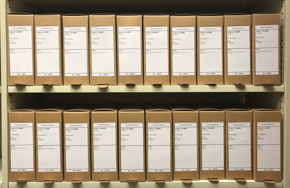 Festivalarkivet som nesten gikk tapt