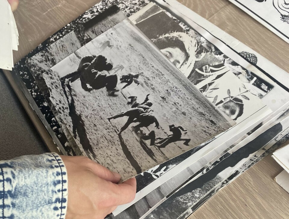 VARIERT: Materialet inneholder en rik samling av plakater, brosjyrer, trykksaker, papirfotografier, lydopptak og lysbilder fra og om Palestina, datert fra slutten av 1970-tallet til slutten av 1990-tallet.