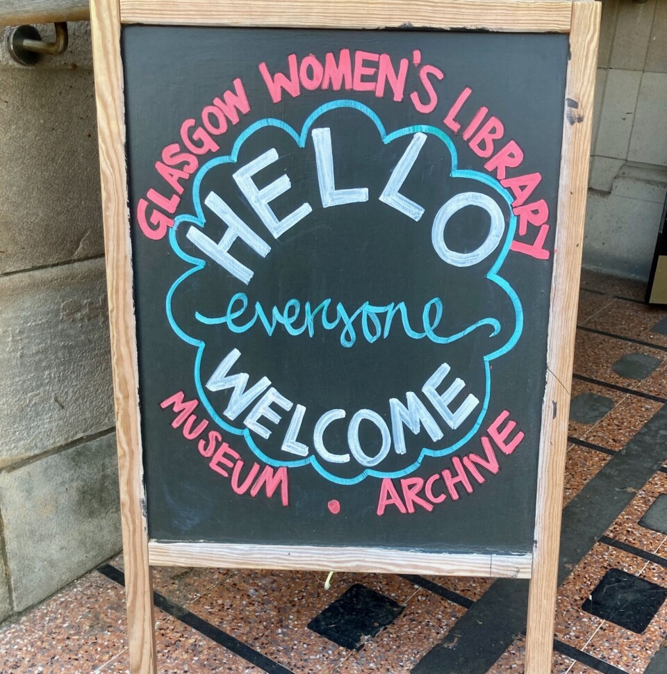 FOR ALLE: En varm velkomst er en viktig bit av filosofien til Glasgow Women´s Library.